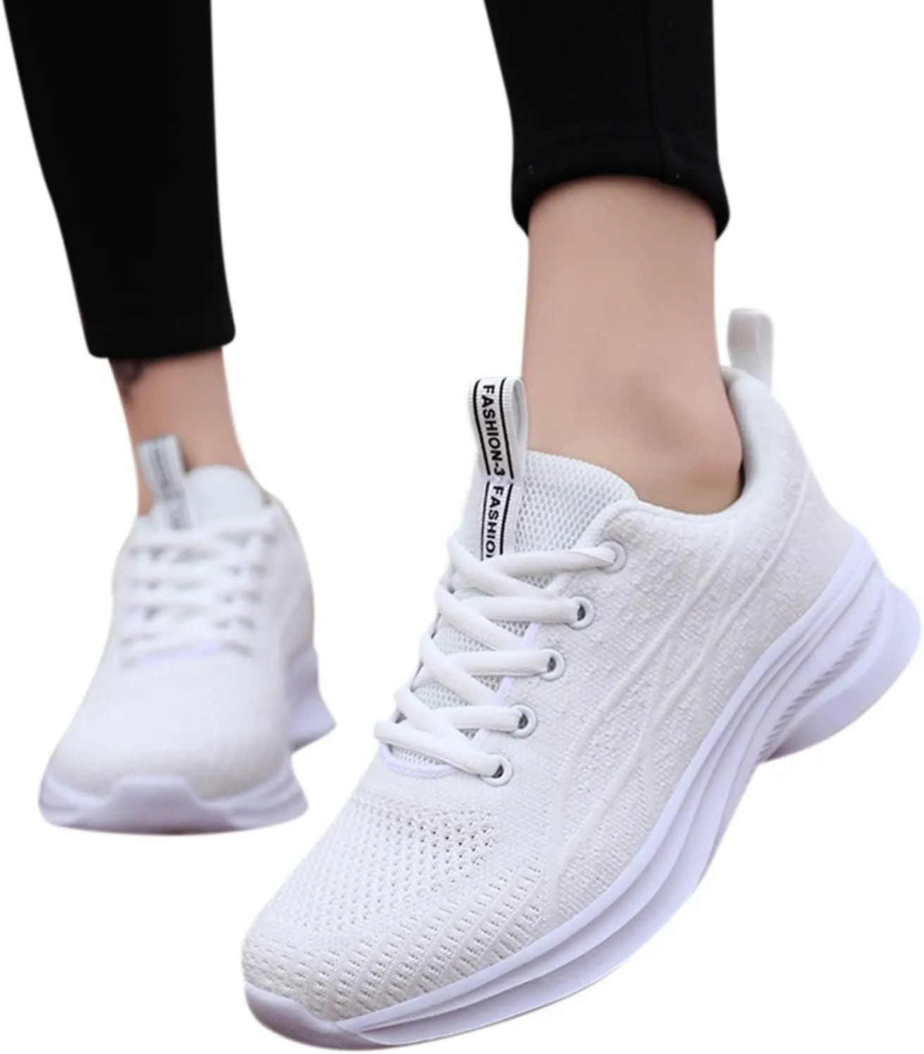 2007 Fashion Sneakers for Women, Orthopedic Casual Sneakers Walking Shoes Tennis Shoes with Arch Support for Hiking Outdoor Sports