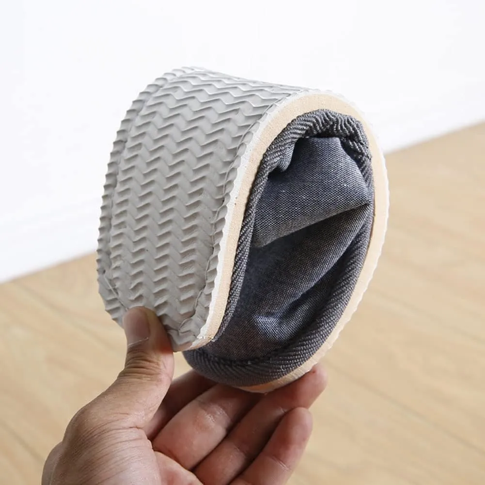 4 Pairs Spa Slippers with Different Sizes, Non Slip Disposable Slippers for Guest, Washable Reusable,Open Toe House Shoes Slide Slipper Women Men, Indoor, Bedroom, Hotel, Bride Slippers