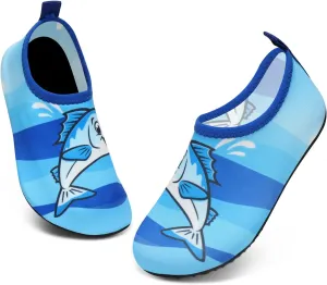 ANLUKE Kids Boys Girls Water Shoes Barefoot Aqua Socks Fast Dry Beach Swim Outdoor Sports Shoes for Toddler