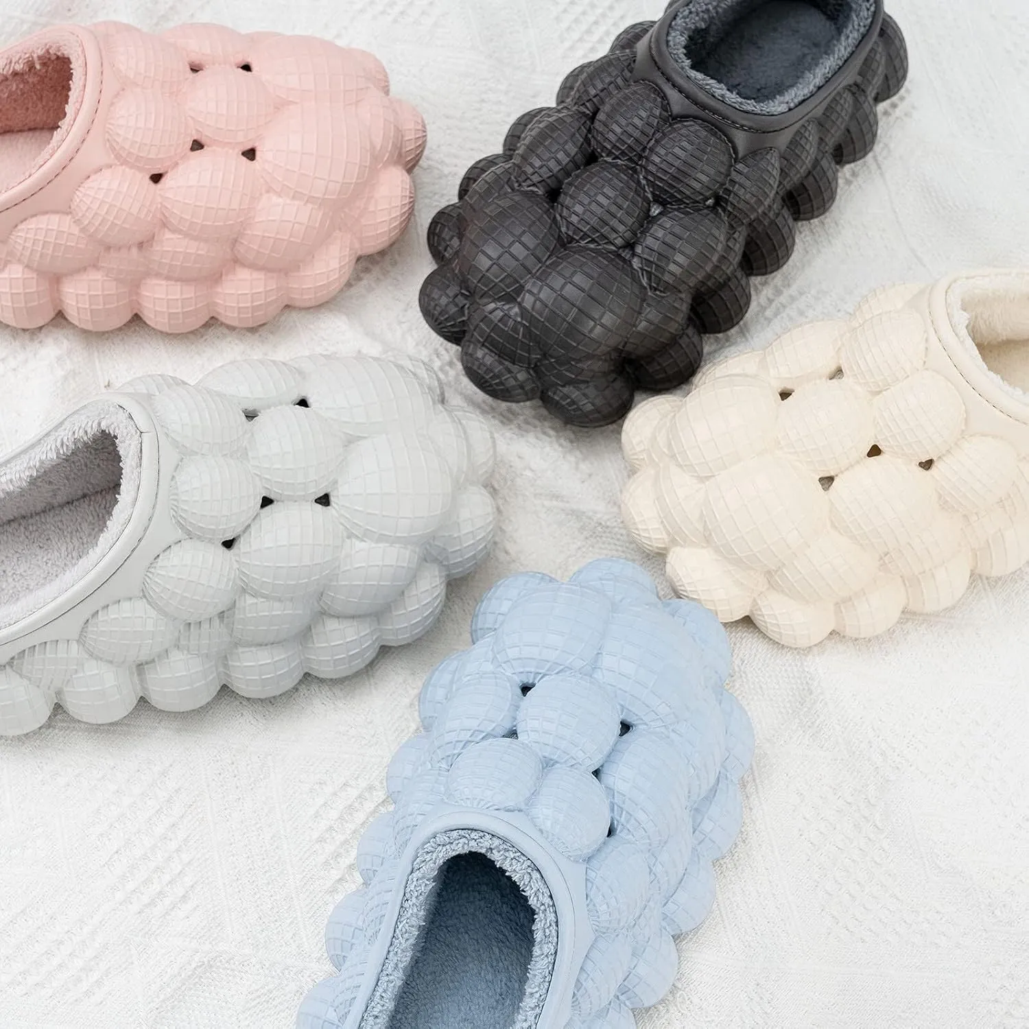 ASONGMAKE Womens Massager Slippers,Funny Bubble Unisex Super Soft Sandals Mens Breathable Beach Slides,Bath Shower Slippers Bedroom Spa House Sandals