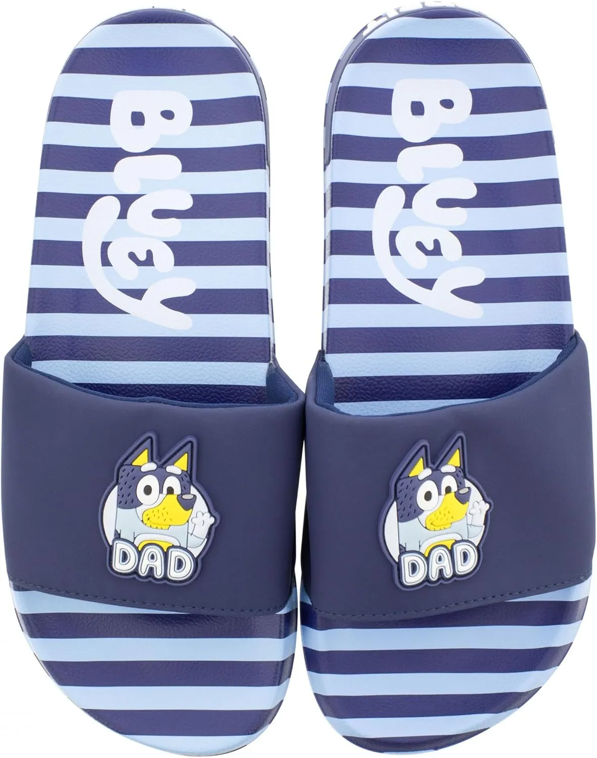 Bluey Bandit Dad Adult Slide Sandals