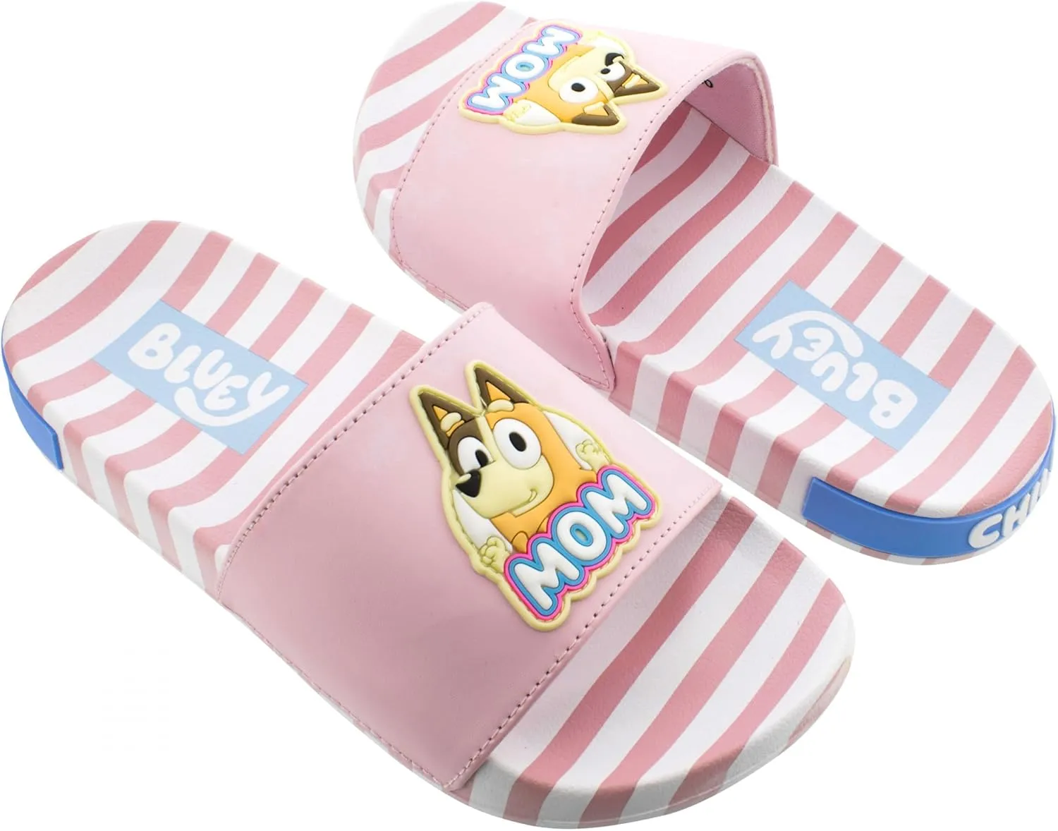 Bluey Chili Mom Adult Slide Sandals