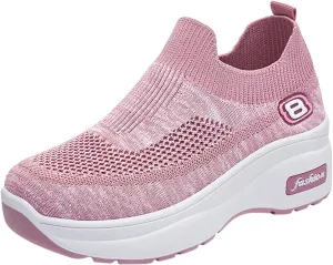 Breathable Women Shoes Leisure Trainer Shoes Running Fitness Sport Casual Wedge Outdoor Women's Things Take Vacation