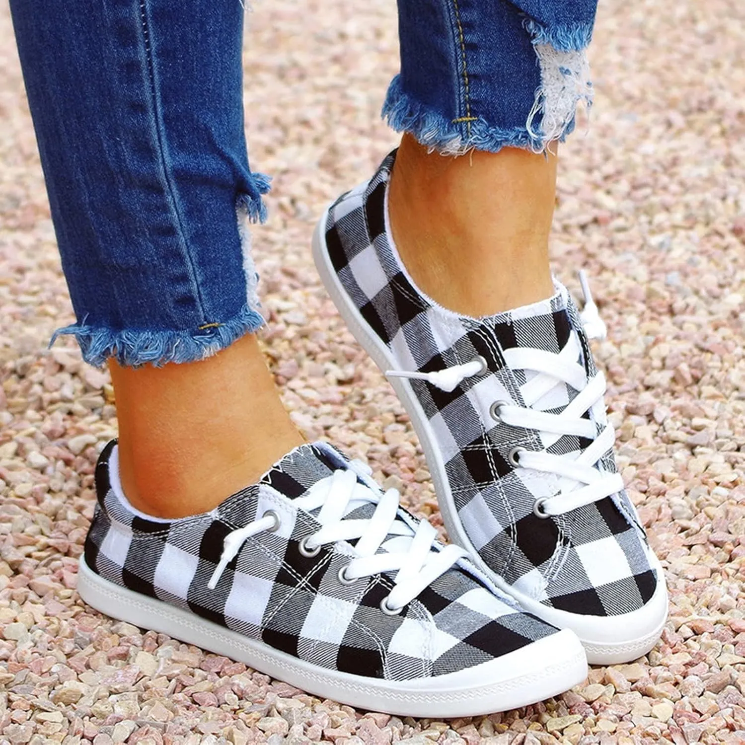 Chunky Sneakers for Women White Non Slip Shoes for Women Nurse Womens Casual Shoes Size 11 1/2 Walking Sneakers for Women with Arch Support and Comfort Zapatos Antideslizantes para Mujer De Hule