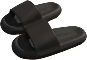 Crazy Lady Man’s House Indoor & Outdoor Slippers Anti-Slip Massage Shower Spa Bath Pool Gym Slides Flip Flop Open Toe Comfortable Soft Sandals Casual Shoes Light Weight EVA Platform