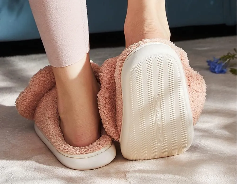 Dinosaur Women Men Plush Animal House Slippers Triceratops Cartoon Winter Slippers 2024
