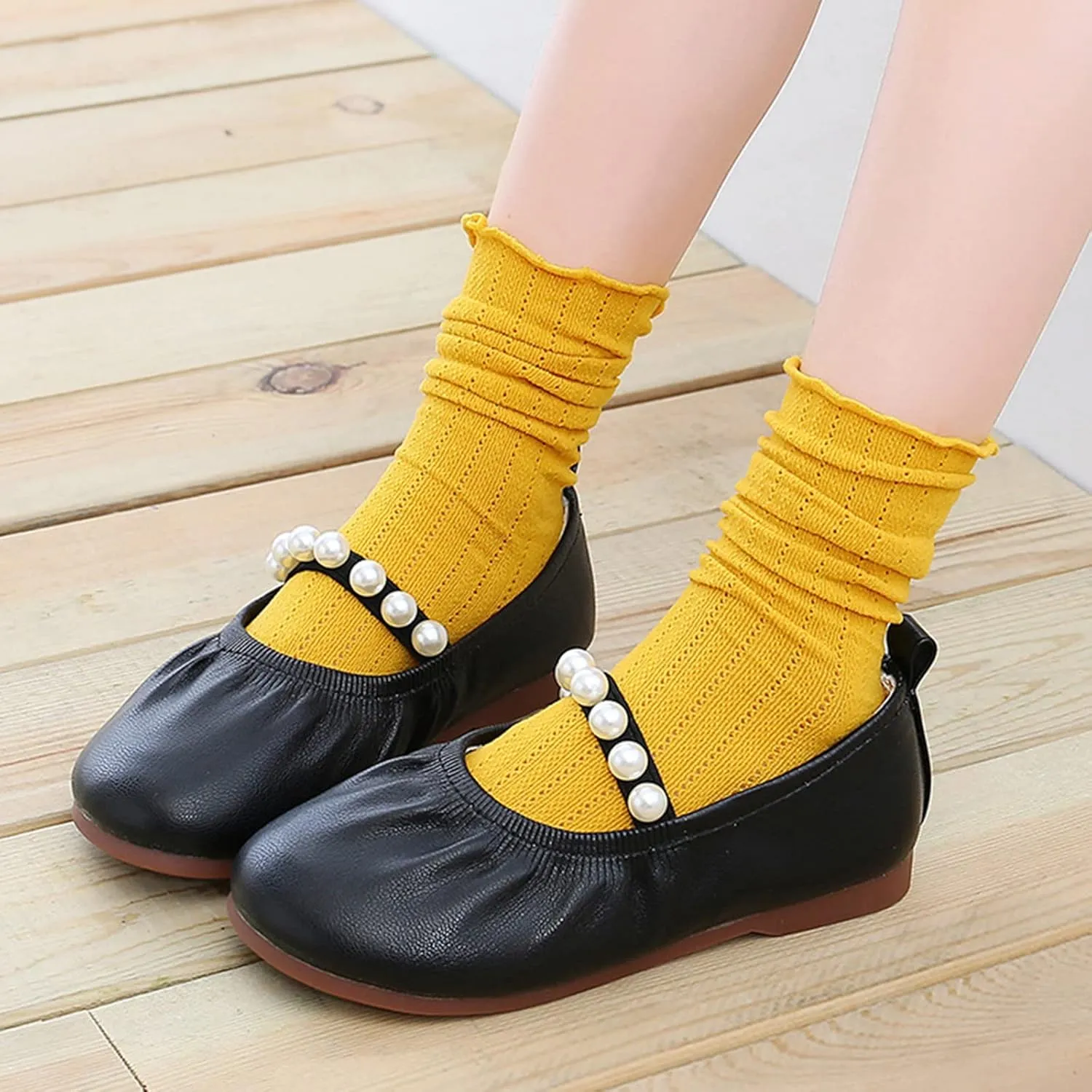 Girls Kids Leather Soft Sandals Dress Dance Loafers Beaded Strap Summer Casual Shoes Baby Toddler Ankle Closed Toe Shoes