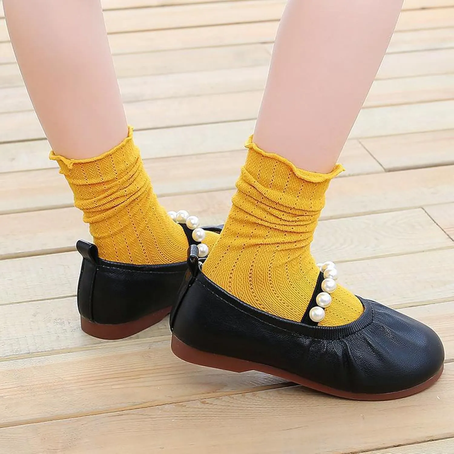 Girls Kids Leather Soft Sandals Dress Dance Loafers Beaded Strap Summer Casual Shoes Baby Toddler Ankle Closed Toe Shoes