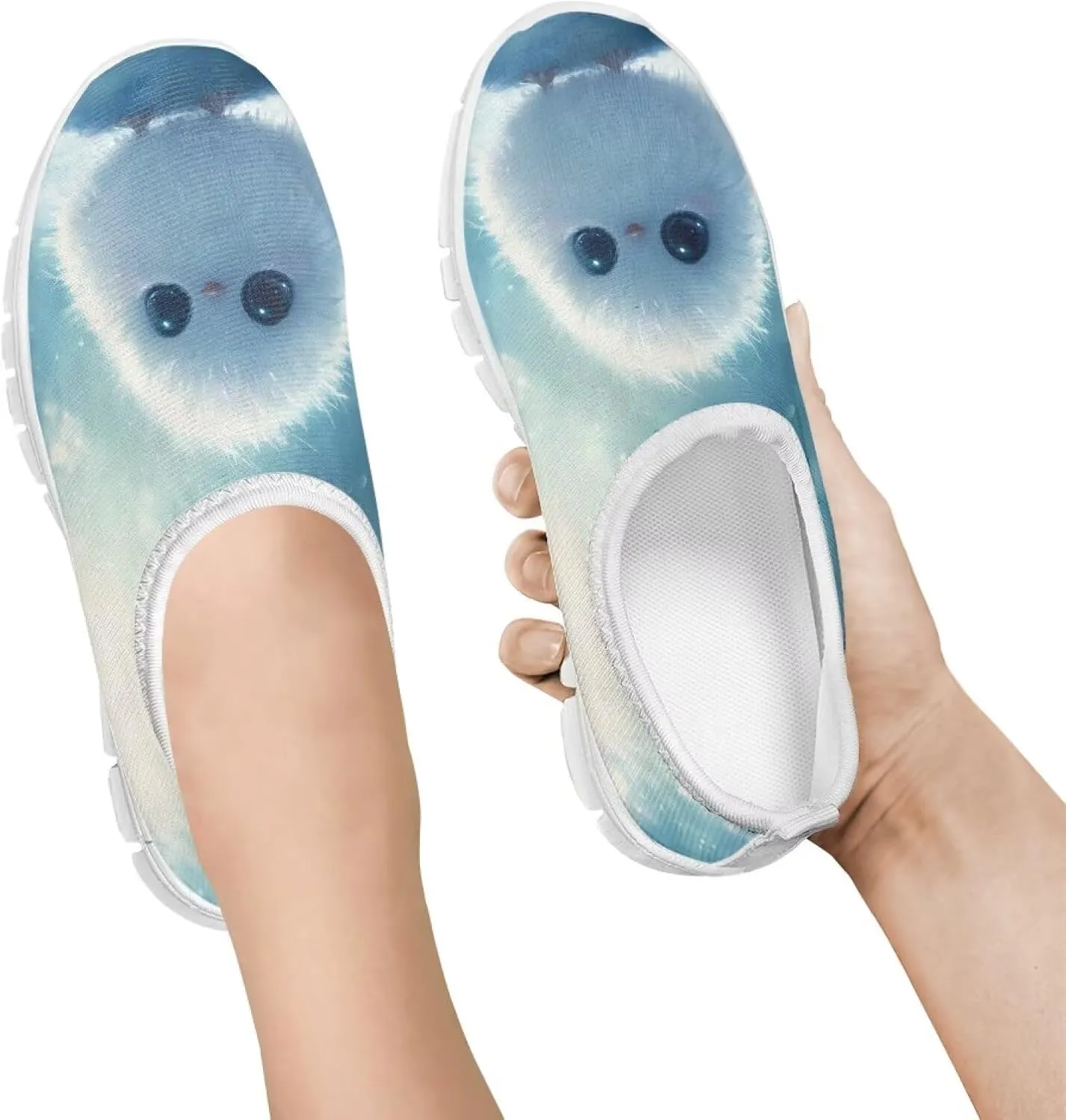 Girls Mesh Slip On Shoes Boys Casual Sneakers