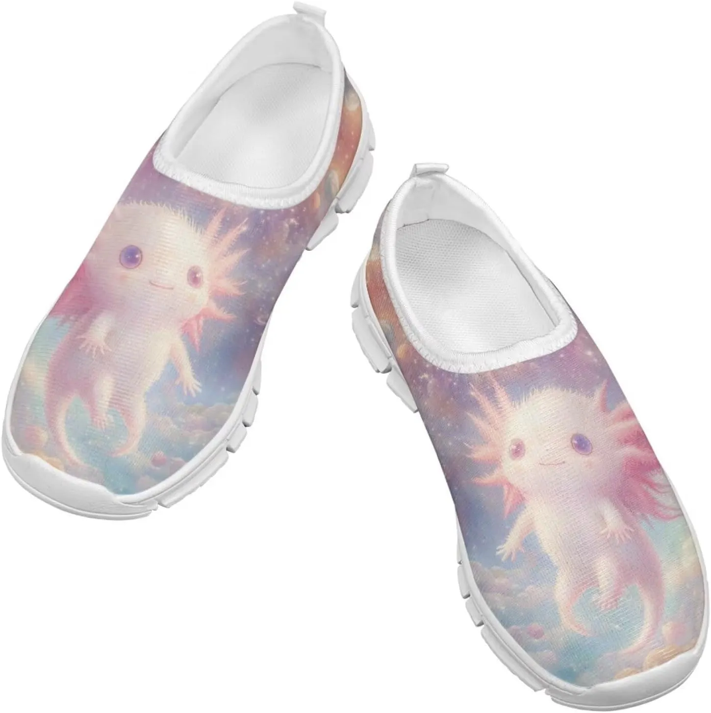 Girls Mesh Slip On Shoes Boys Casual Sneakers