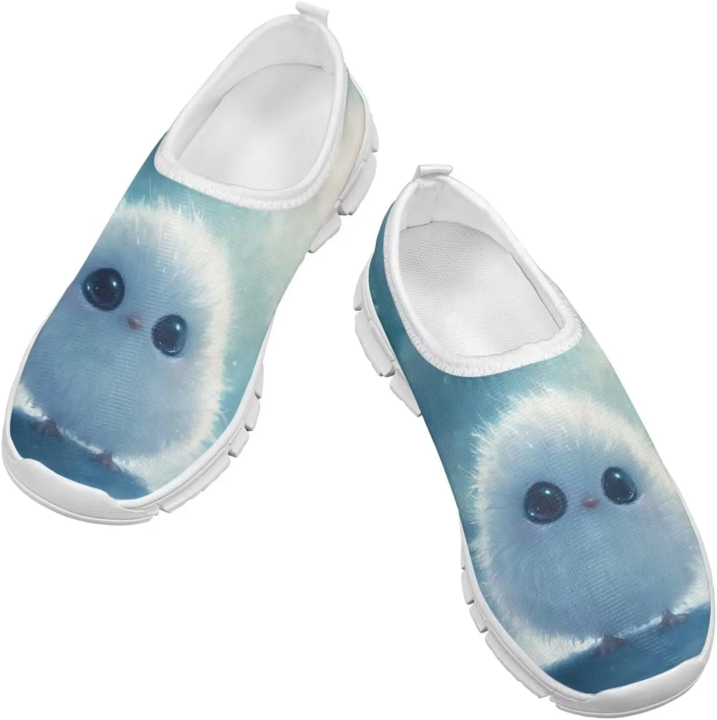 Girls Mesh Slip On Shoes Boys Casual Sneakers