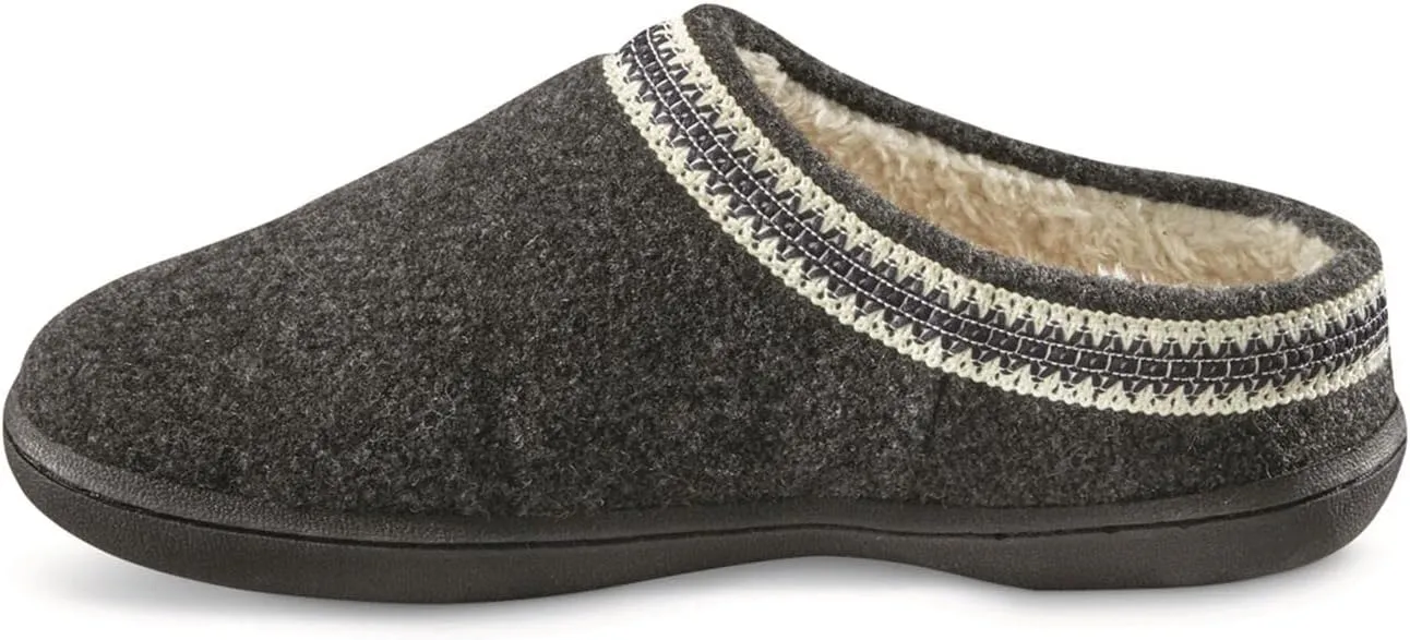 Guide Gear Womens Wool Clog House Slippers, Indoor and Outdoor, Ladies Bedroom Slippers