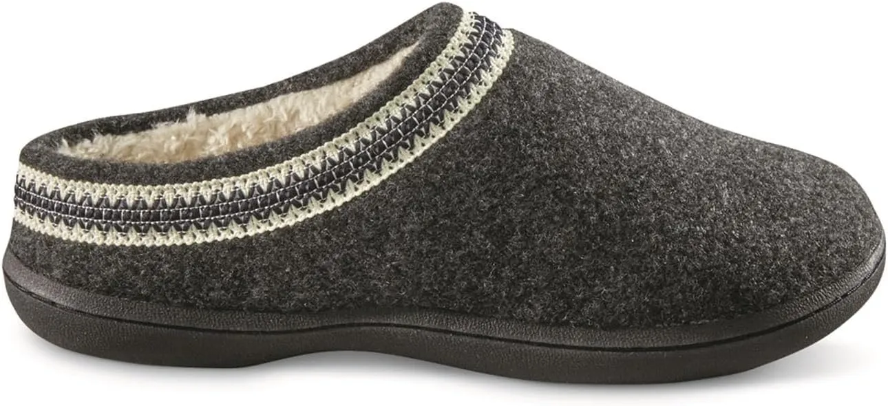 Guide Gear Womens Wool Clog House Slippers, Indoor and Outdoor, Ladies Bedroom Slippers
