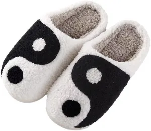 Happy rainbow slippers comfortable house slippers strawberry clouds plush slippers retro female cowboy boots cowboy hat slippers cactus cute furry winter indoor outdoor warm slippers