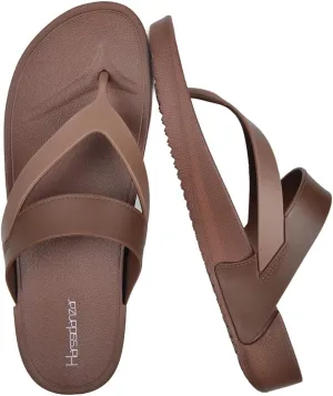 Harssidanzar Womens Flip Flops, Sandals for Women, Outdoor Soft Sandals for Summer Beach, HL203US