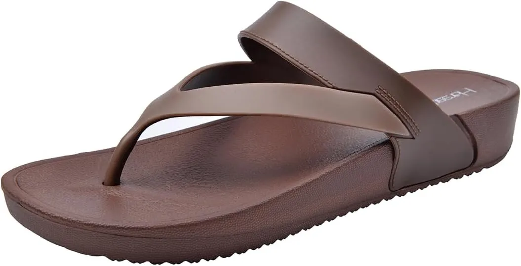 Harssidanzar Womens Flip Flops, Sandals for Women, Outdoor Soft Sandals for Summer Beach, HL203US