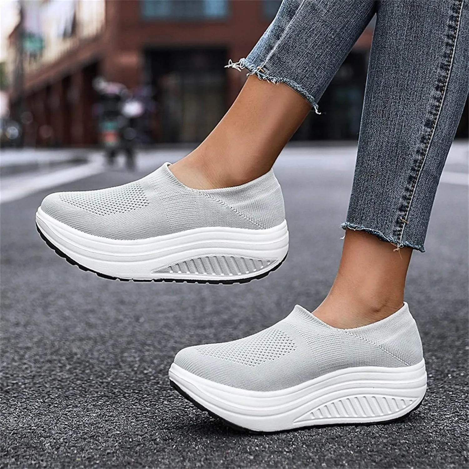 High Top Sneakers Women Women Slip On Sneakers Wide Womens Casual Shoes Black Lace Up Walking Shoes Women Women Orthopedic Sneakers Soft Sole