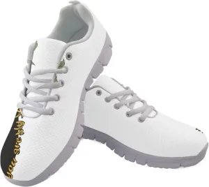 HUGS IDEA Cat Eyes Pattern Cute Women's Casual Sneakers Comfort Running Shoes