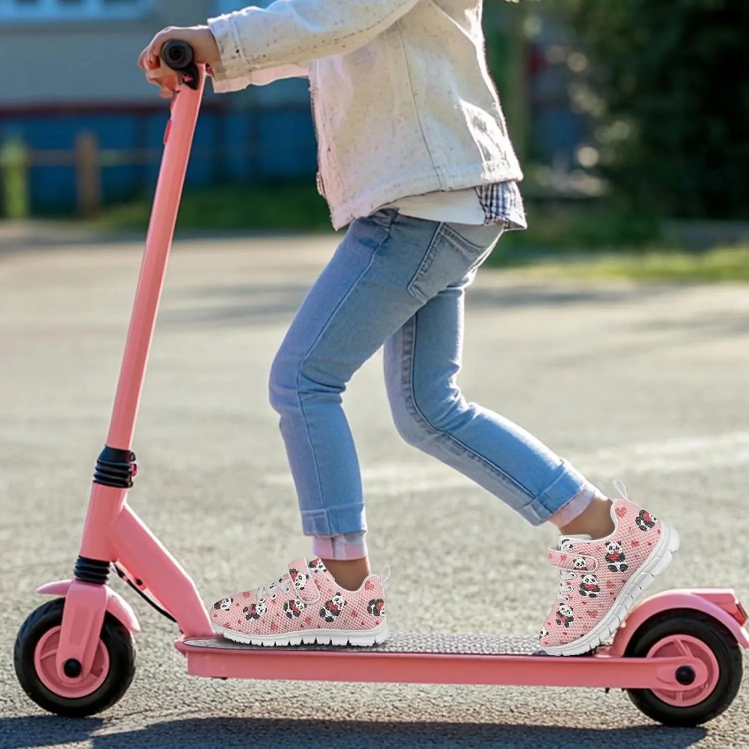 Kids Athletic Sneakers for Girls Boys Slip On Shoes