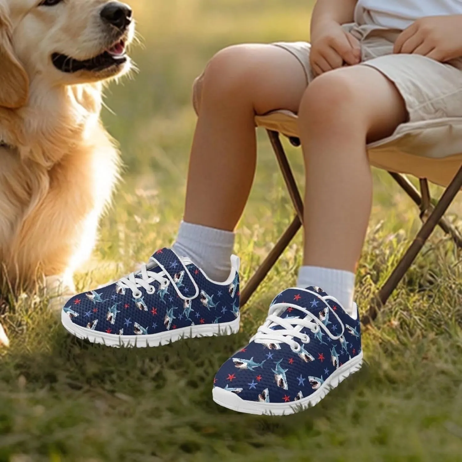 Kids Athletic Sneakers for Girls Boys Slip On Shoes