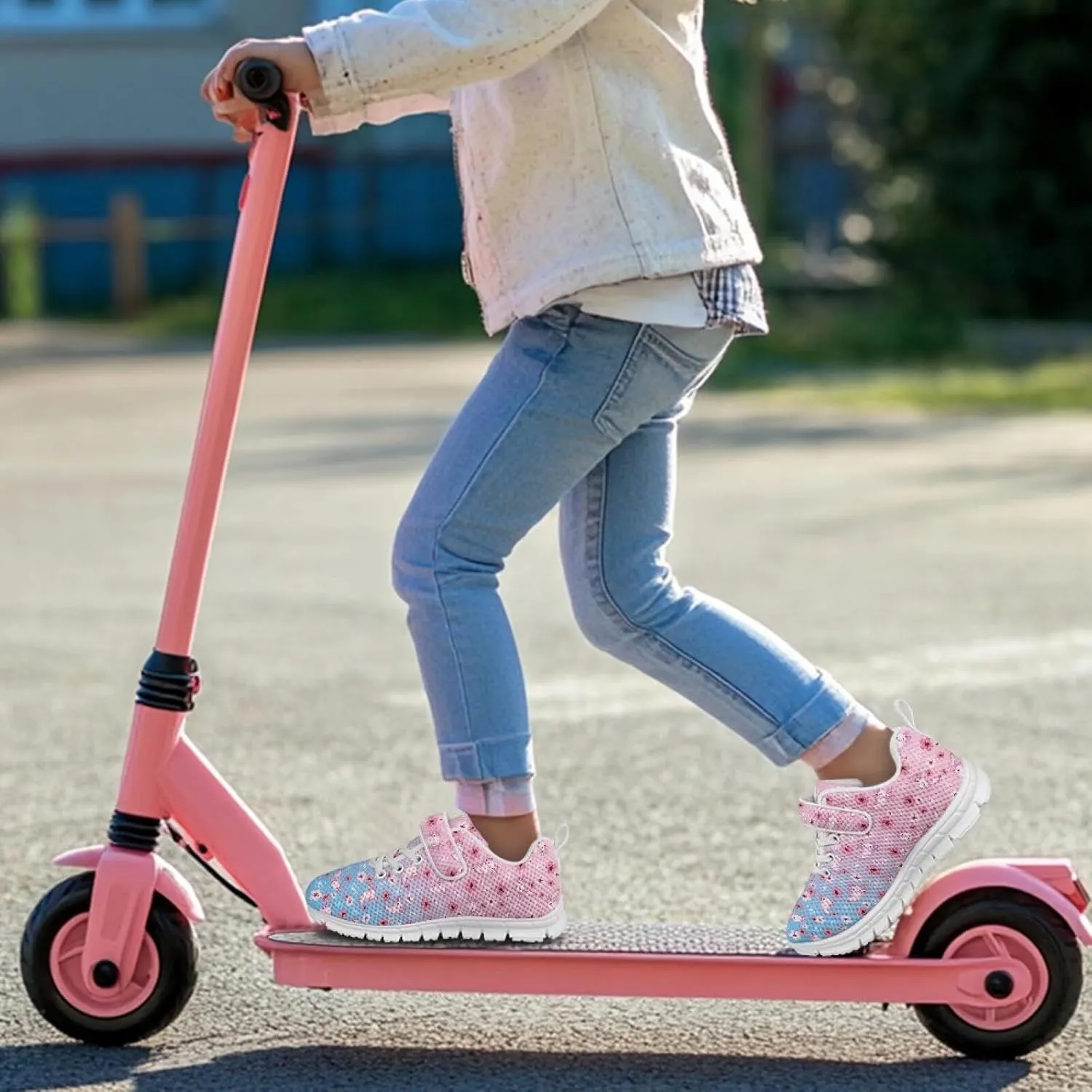 Kids Athletic Sneakers for Girls Boys Slip On Shoes