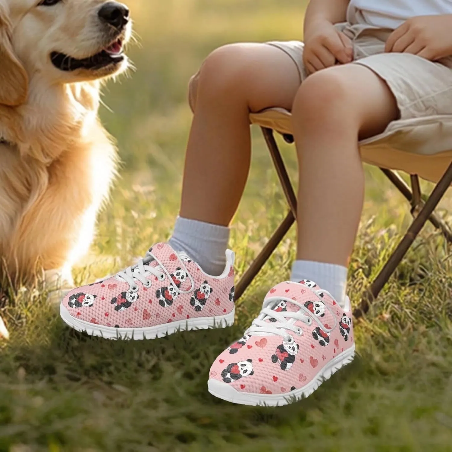 Kids Athletic Sneakers for Girls Boys Slip On Shoes