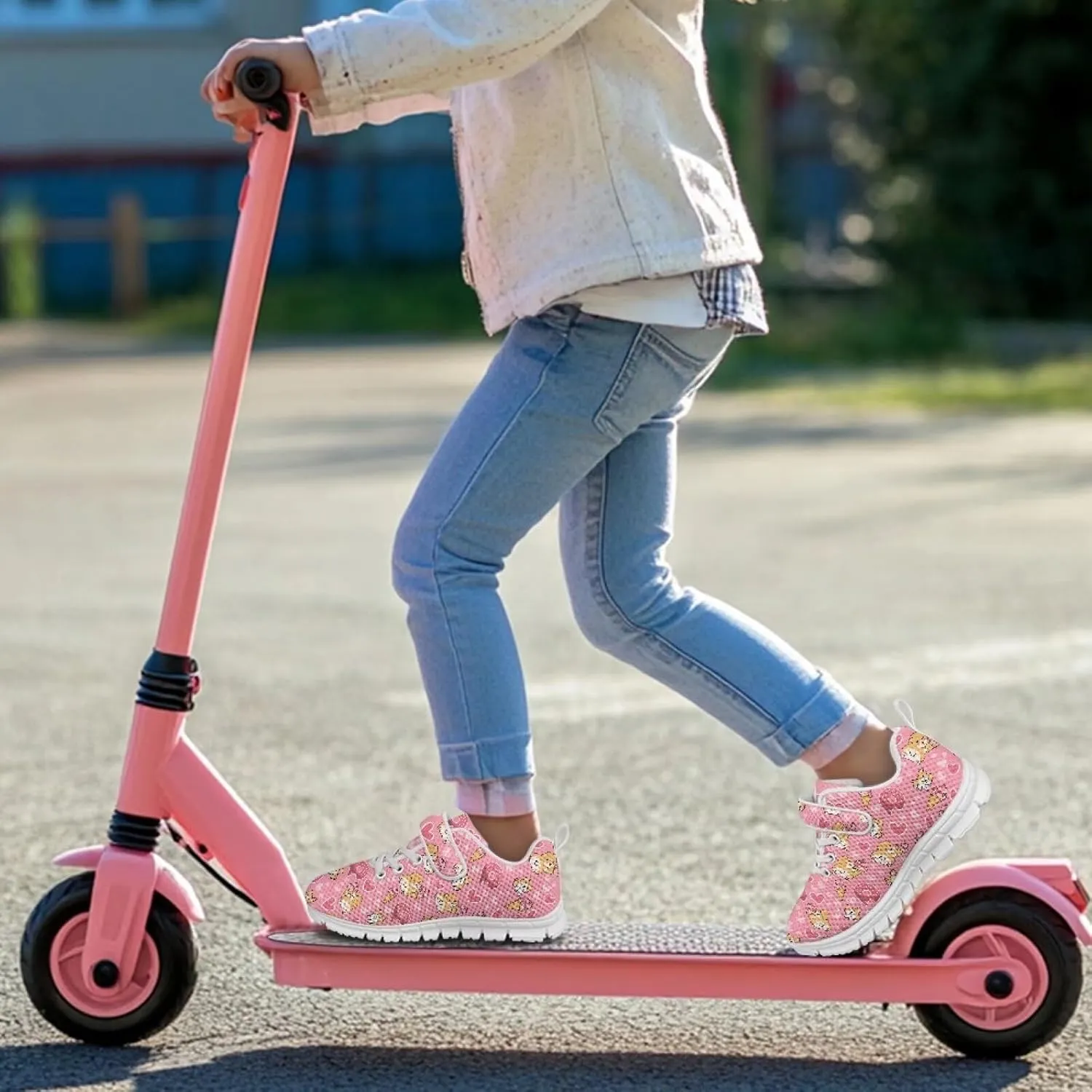 Kids Athletic Sneakers for Girls Boys Slip On Shoes