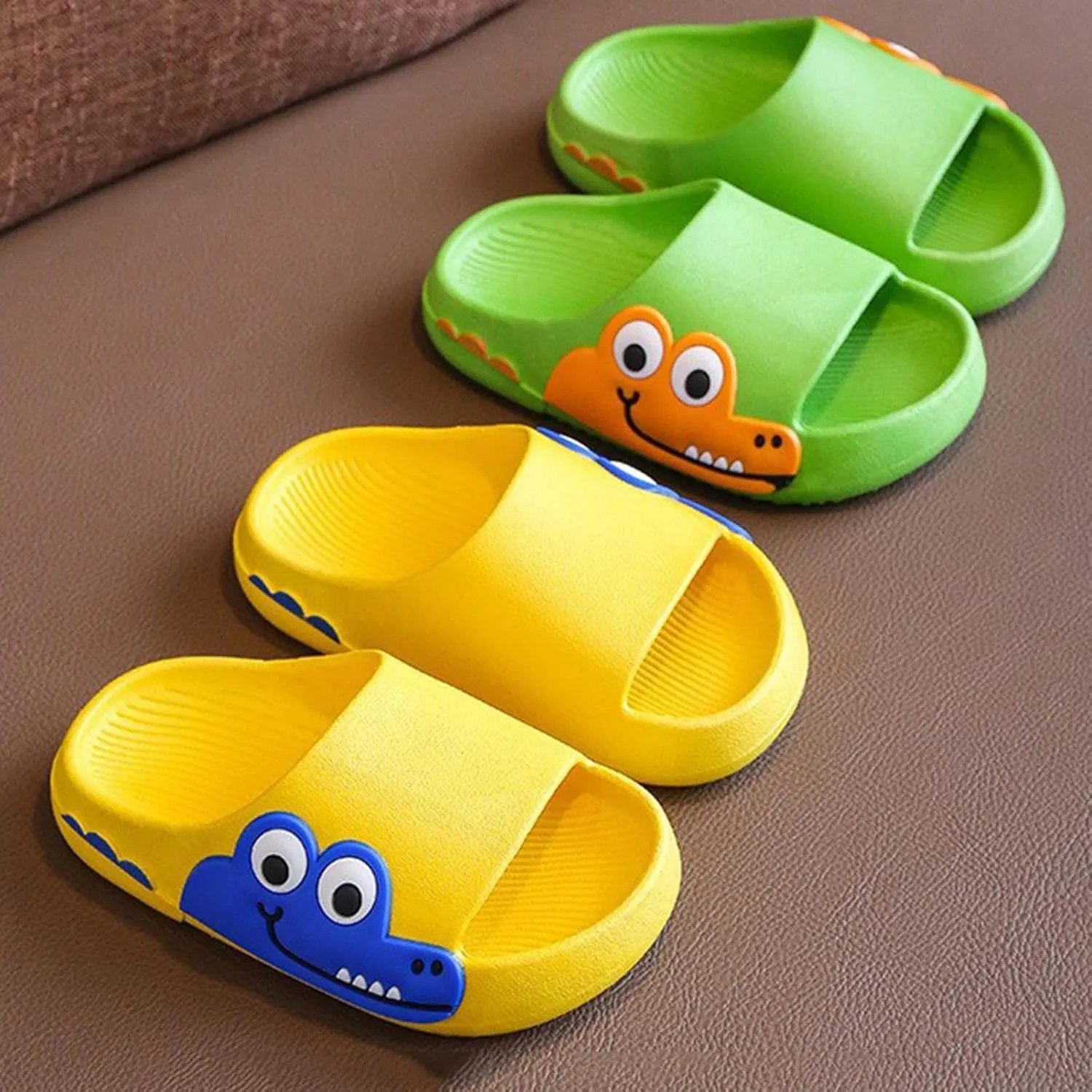 Kids Slides for Girls Boys Toddler Cloud Slides Animal Beach Slides Toddler Pool Shower Flip Flops Slippers