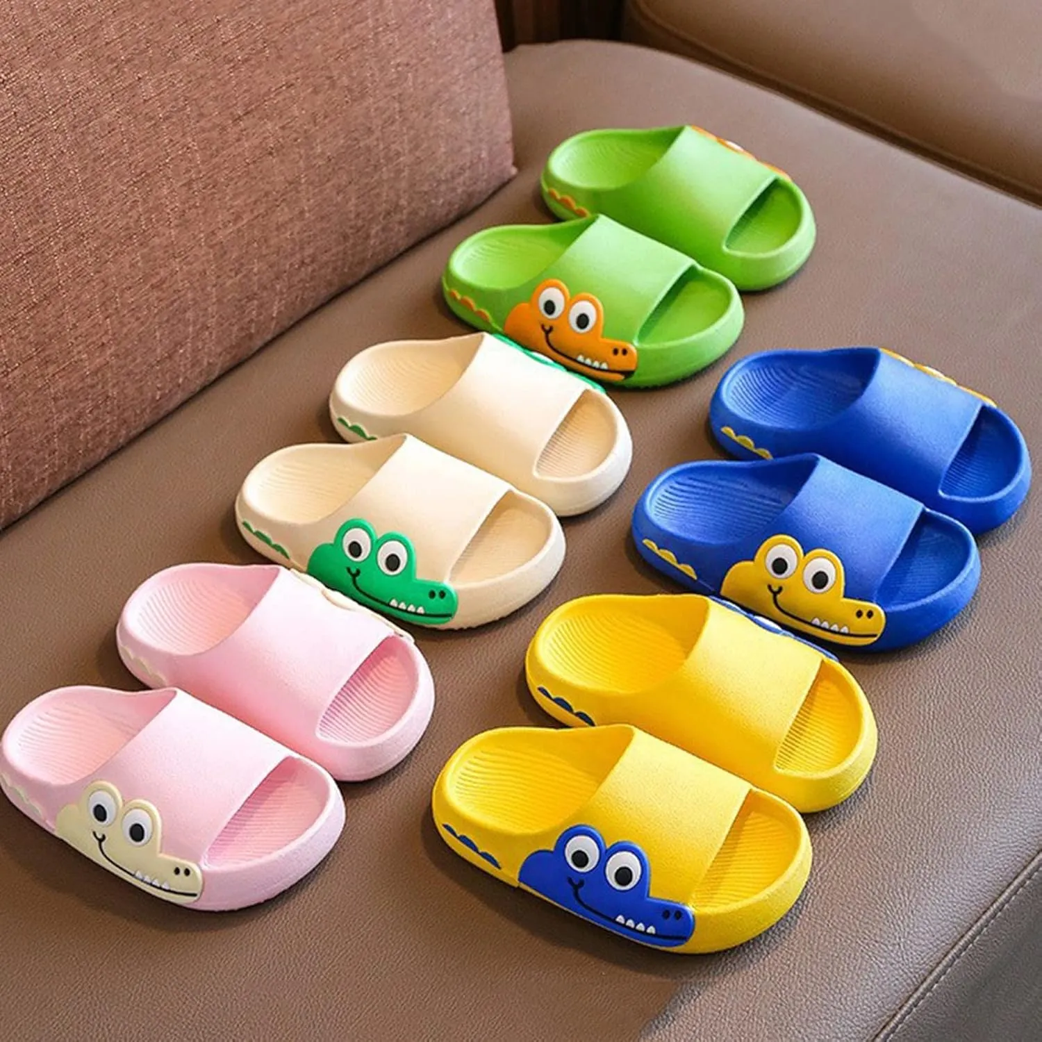 Kids Slides for Girls Boys Toddler Cloud Slides Animal Beach Slides Toddler Pool Shower Flip Flops Slippers
