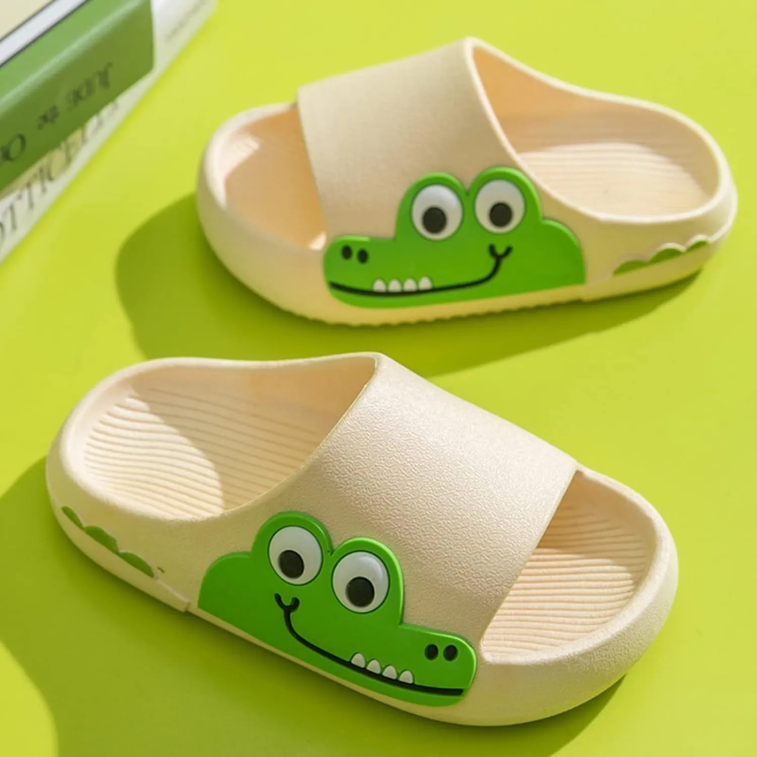 Kids Slides for Girls Boys Toddler Cloud Slides Animal Beach Slides Toddler Pool Shower Flip Flops Slippers