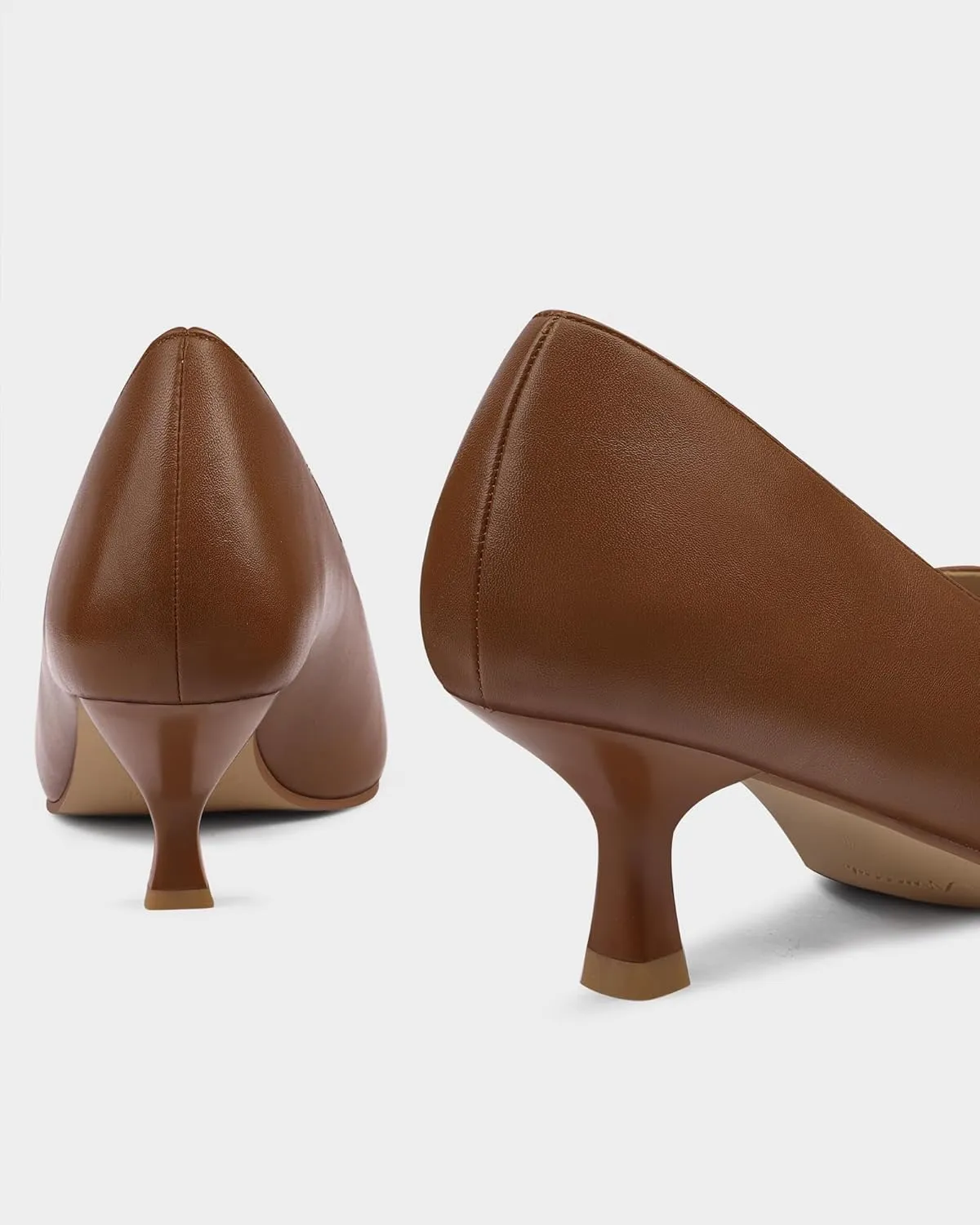 Kitten Heels for Women Pumps Closed Pointed Toe Heels 2 in Low Heels Comfy Formal Work Pumps