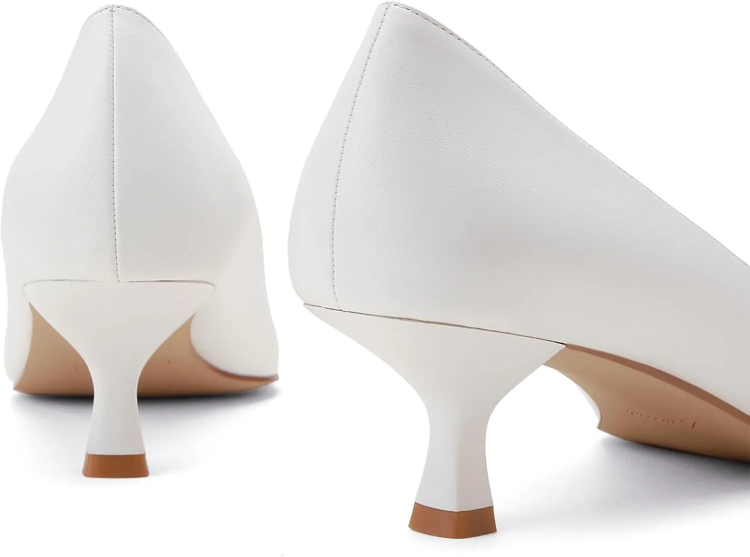 Kitten Heels for Women Pumps Closed Pointed Toe Heels 2 in Low Heels Comfy Formal Work Pumps