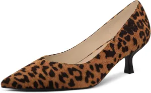 Kitten Heels for Women Pumps Closed Pointed Toe Heels 2 in Low Heels Comfy Formal Work Pumps