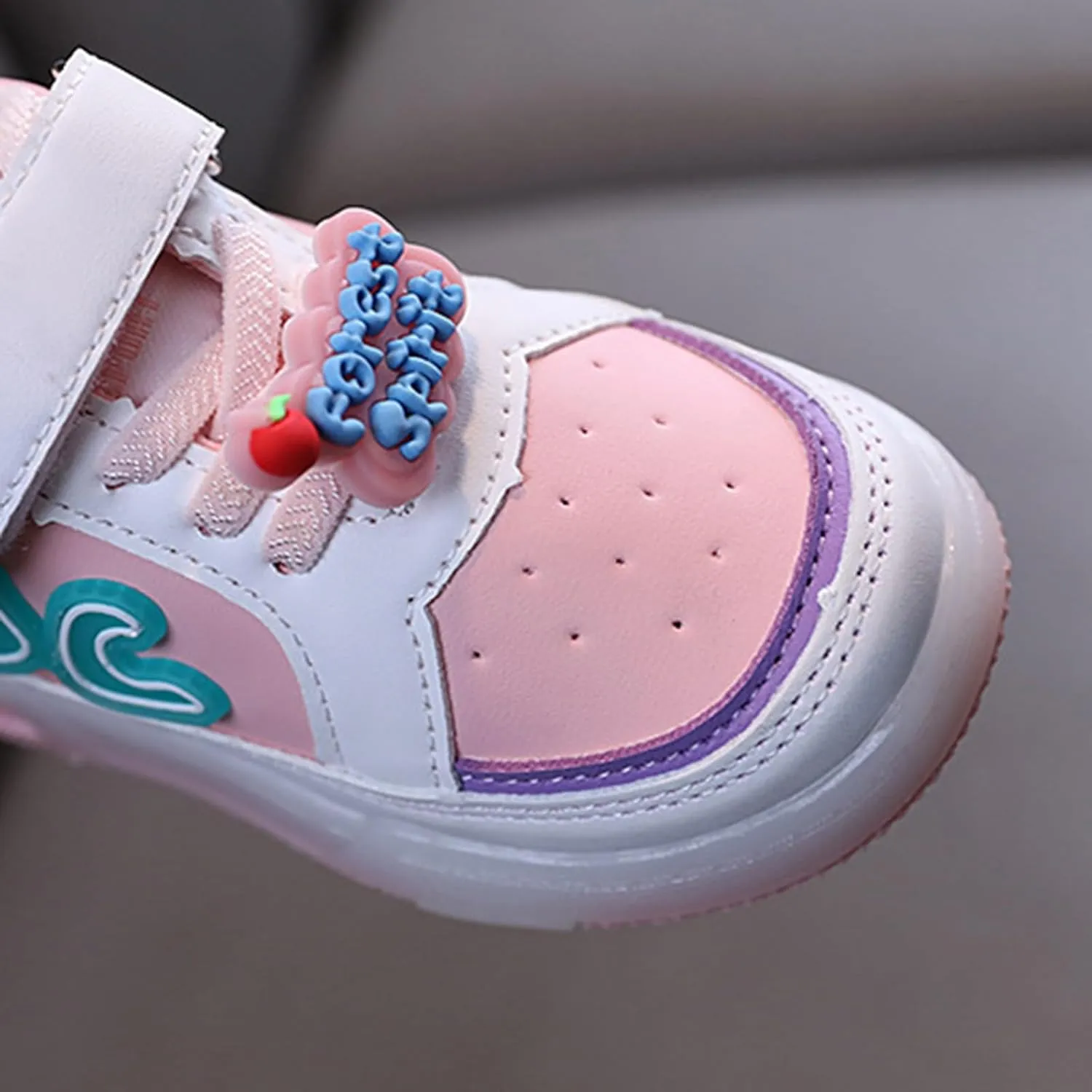 Led Light Up Sneaker for Toddler Baby Infant Newborn Outdoor First Walking Sport Shoes Girls Boys Slip On Cozy Shoes