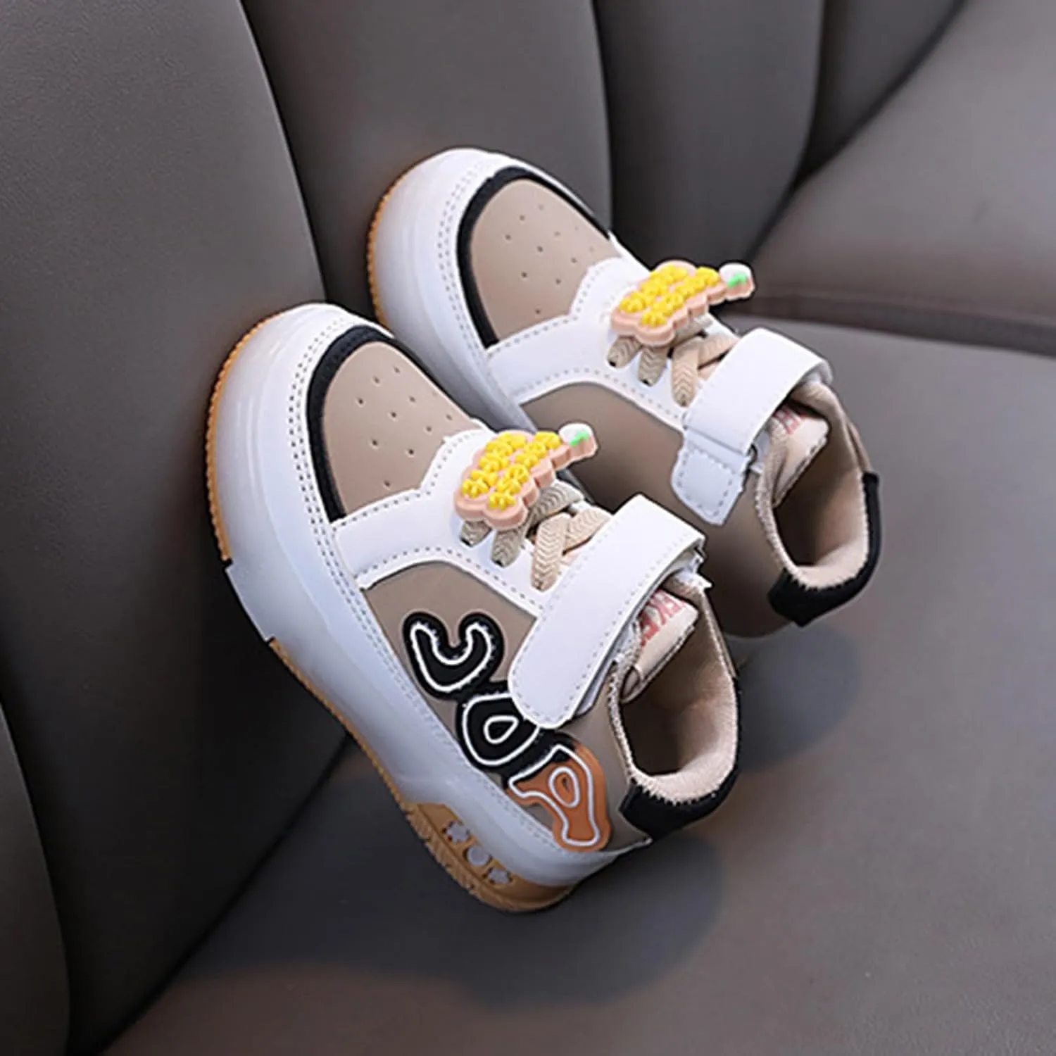 Led Light Up Sneaker for Toddler Baby Infant Newborn Outdoor First Walking Sport Shoes Girls Boys Slip On Cozy Shoes