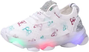 Light Up Shoes Boys Girls Kids Breathable Cute Fashion Flashing Sneaker Athletic Running First Walking Shoes 9 Toddler Boots