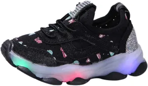 Light Up Shoes Boys Girls Kids Breathable Cute Fashion Flashing Sneaker Athletic Running First Walking Shoes 9 Toddler Boots