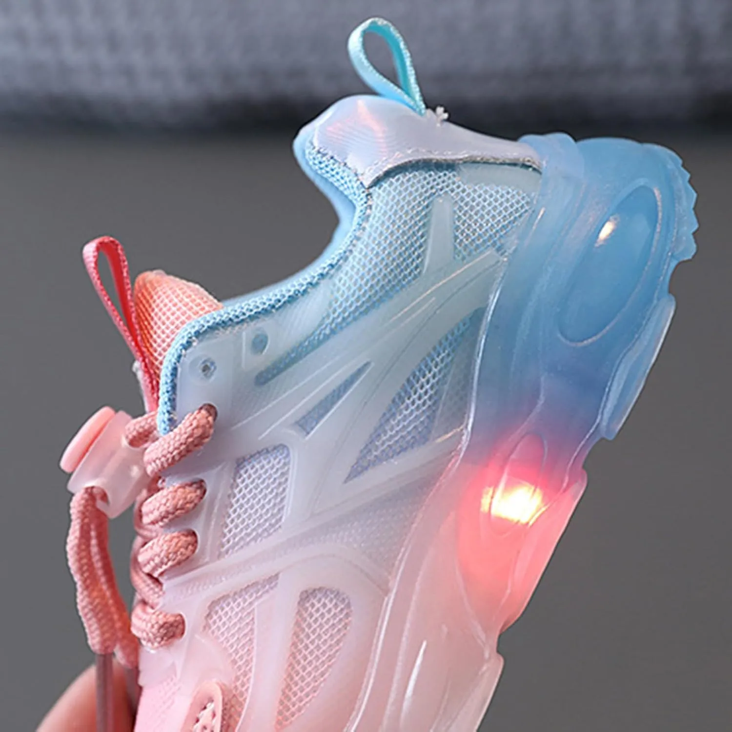 Little Boys Girls Light Up Shoes Breathable Lightweight Comfy Soft Running Tennis Sneakers for High Shoes for Boys
