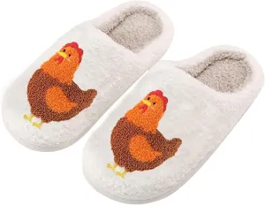 LNERIP Slippers Winter Womens Mens Fluffy Plush Slippers Animals Cute Cartoon House Slippers Cuddly Warm Shoes Indoor Outdoor Girls Women