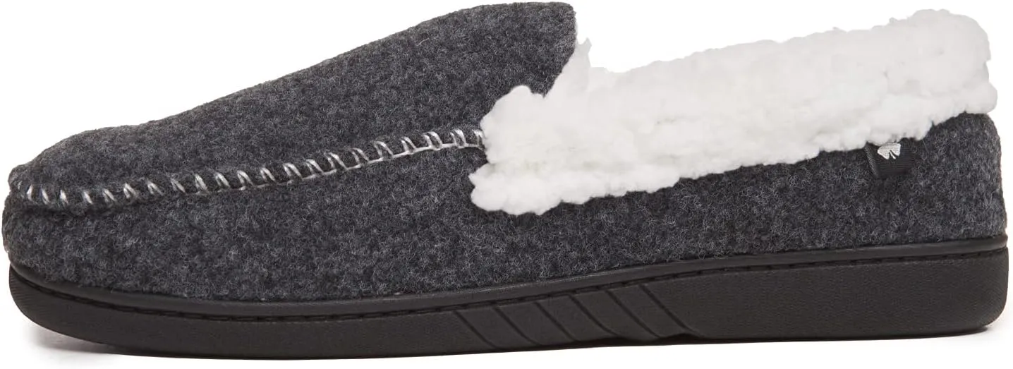 Lucky Brand Men's Faux Wool Sherpa Lined Slipper