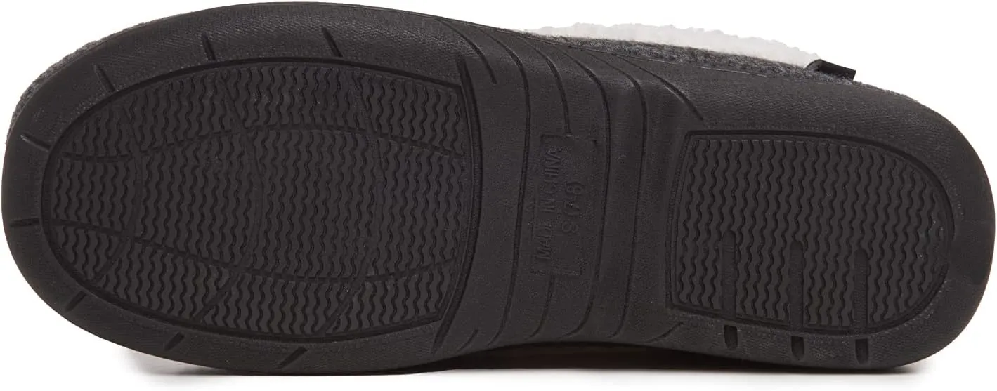 Lucky Brand Men's Faux Wool Sherpa Lined Slipper