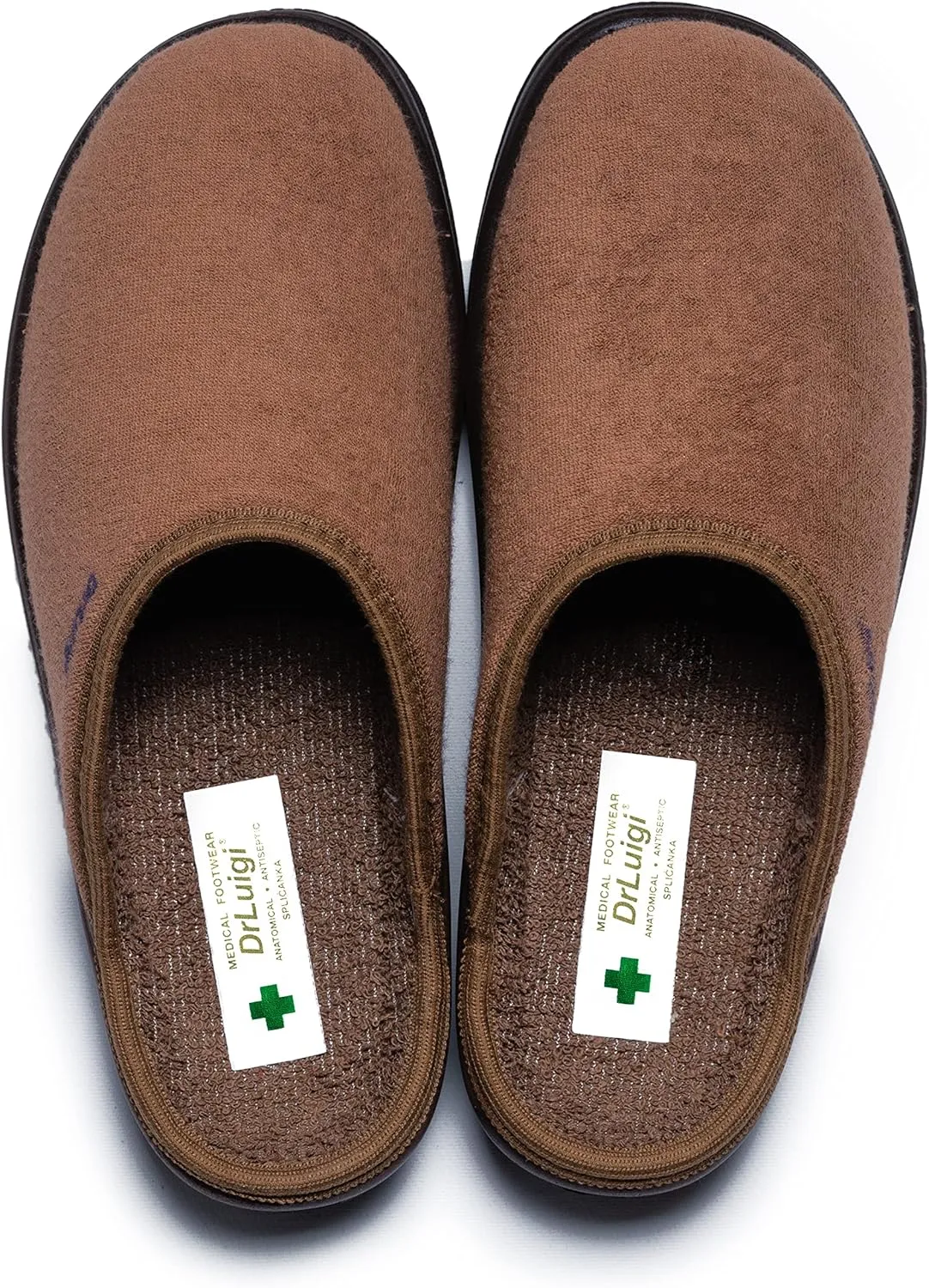 Medical Slippers for Women - Memory Foam Shoes Indoor Outdoor Italian Cotton - Made in EU - Relieves Pressure, Improves Peripheral Blood Circulation