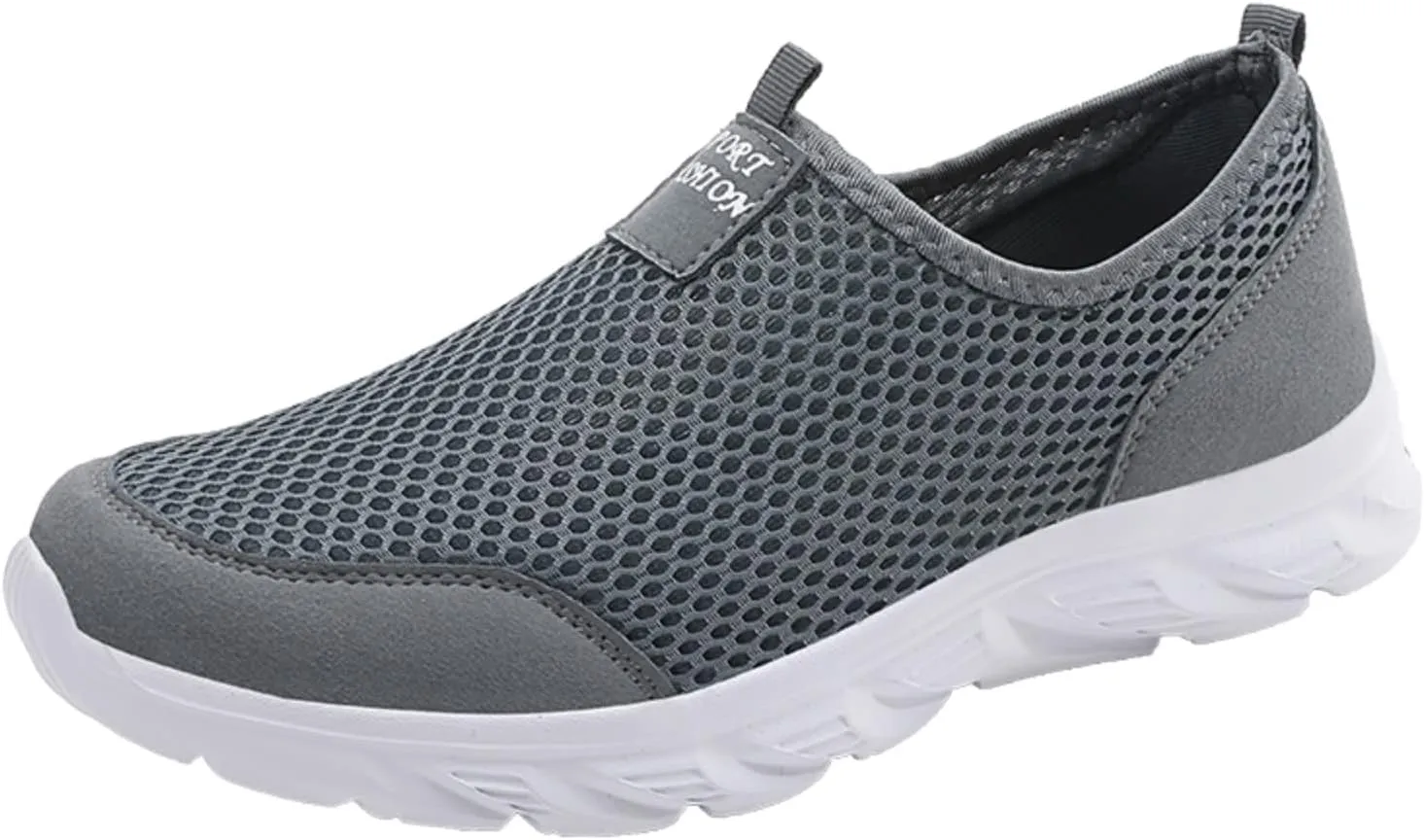 Men Shoes Summer Lightweight Breathable Casual Single Mesh Casual Running Shoes Sneaker Men Leather