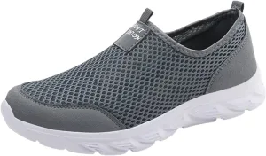 Men Shoes Summer Lightweight Breathable Casual Single Mesh Casual Running Shoes Sneaker Men Leather