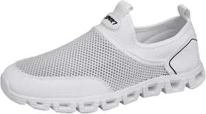 Men Sports Shoes Fashionable Simple and Solid Color New Pattern Summer Mesh Hollowed Out Breathable Mens Sneaker