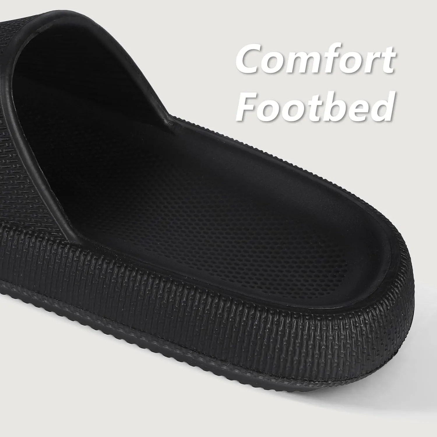 Menore Slippers for Women and Men Quick Drying, Parent-Child EVA Open Toe Soft Slippers, Non-Slip Soft Shower Spa Bath Pool Gym Beach House Sandals for Indoor & Outdoor