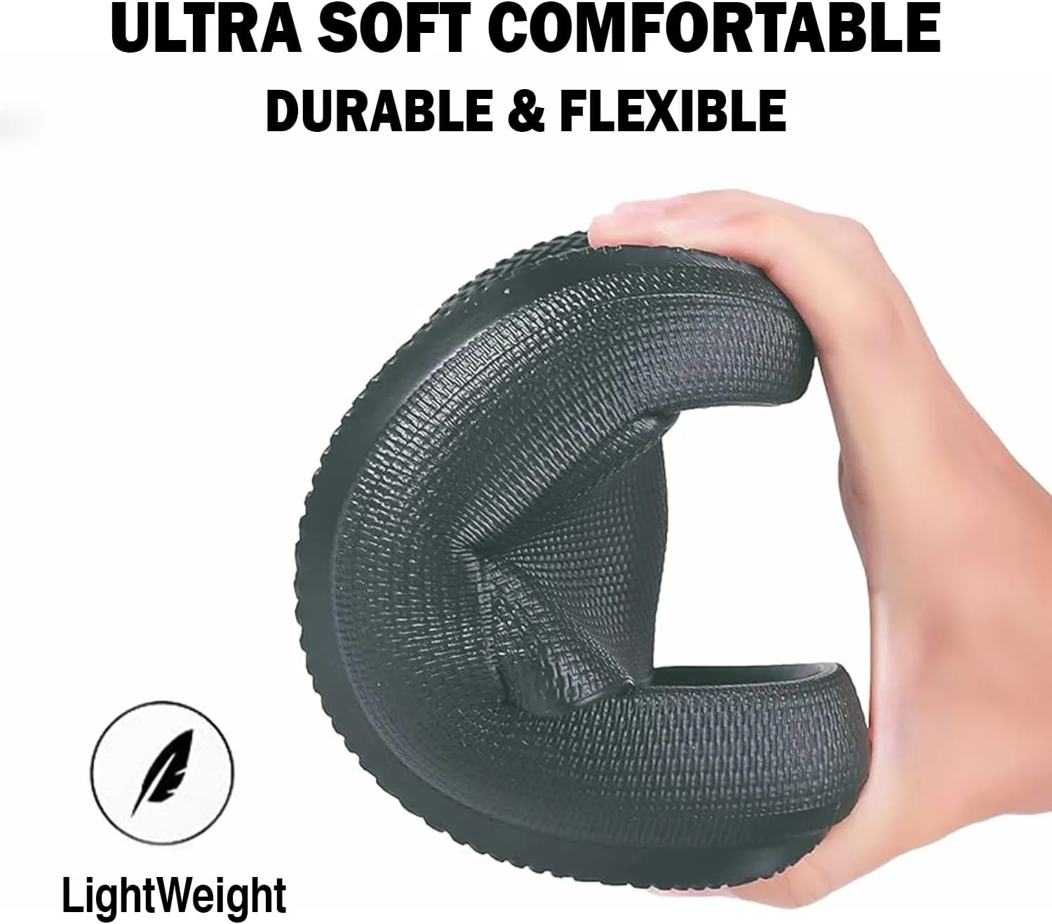 Men's Classic Ultra Soft Sliders/Slippers with Cushion FootBed for Adult | Comfortable & Light Weight | Stylish & Anti-Skid | Waterproof & Everyday Flip Flops for Gents/Boys D-504