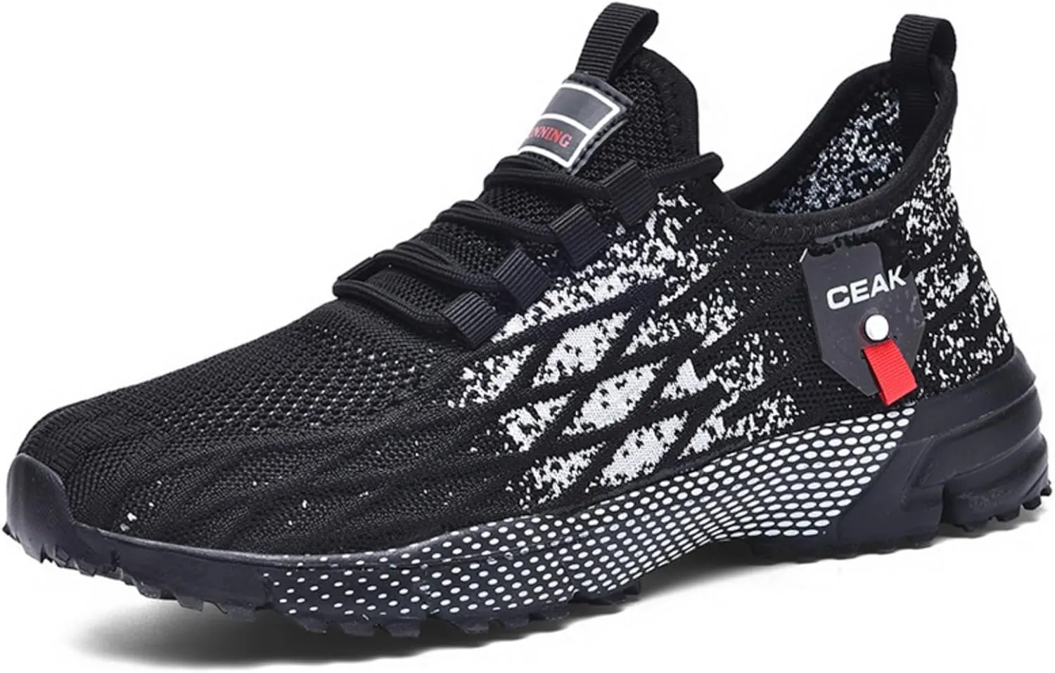 Men's High - end Ultra - Light Running Shoes for Sports Tests, Available in Large Sizes (6.5-10.5), Breathable Mesh Design