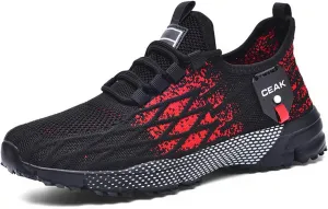 Men's High - end Ultra - Light Running Shoes for Sports Tests, Available in Large Sizes (6.5-10.5), Breathable Mesh Design