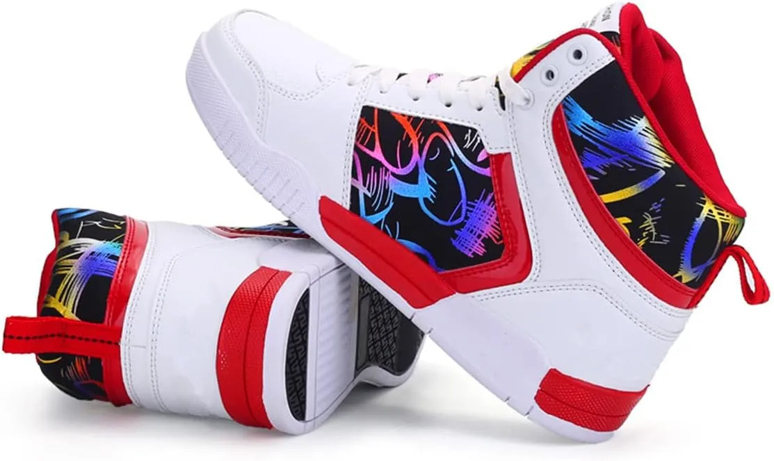 Men's High Top Skate Shoes Stylish Casual Sneakers